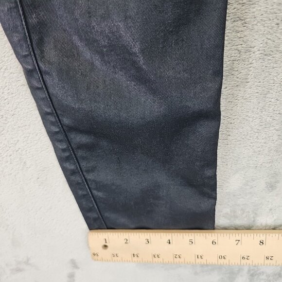 G-Star Raw Jeans Mens Size 30 Waxed Black Rackam 3D Skinny Double Knee Lyocell - Picture 16 of 16